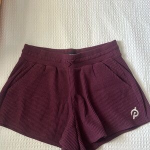 Peloton Women's Maroon Shorts